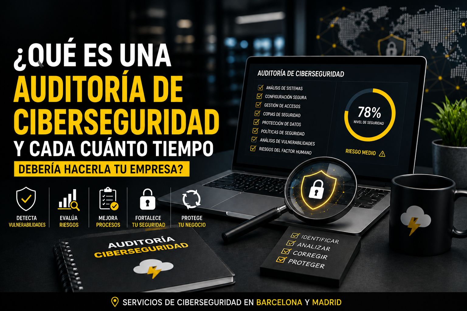 ¿Qué es una auditoría de ciberseguridad y cada cuánto tiempo debería hacerla tu empresa?